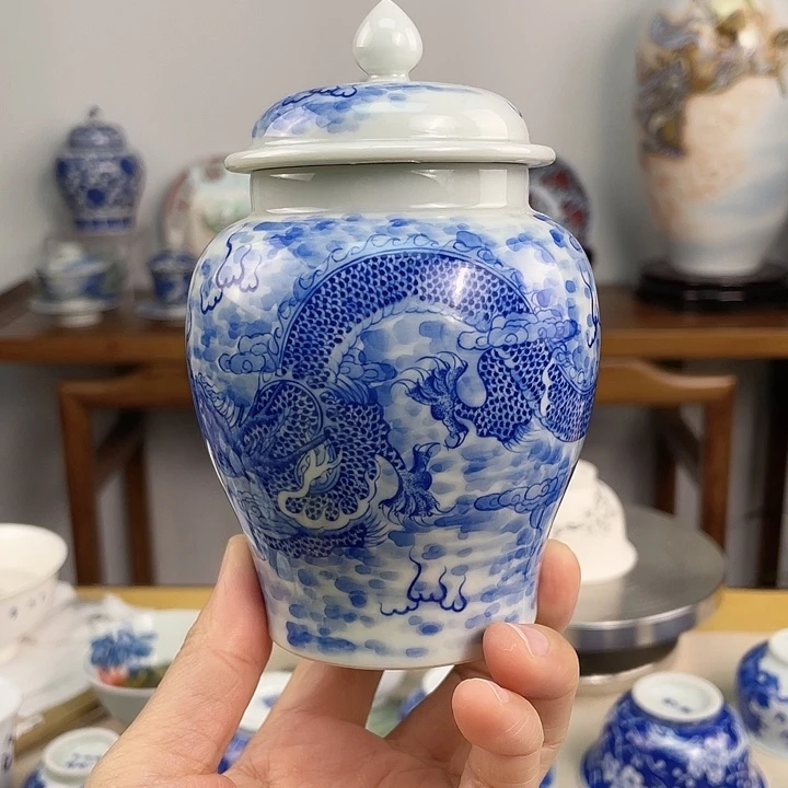 景德镇手绘茶叶罐