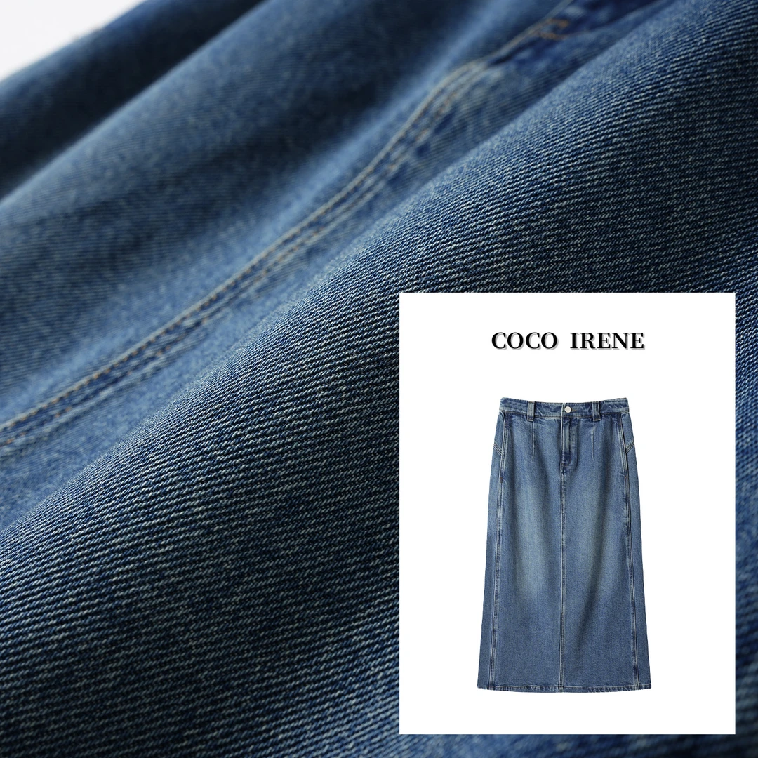 COCO IRENE 2025新款春季时尚显瘦牛仔裙