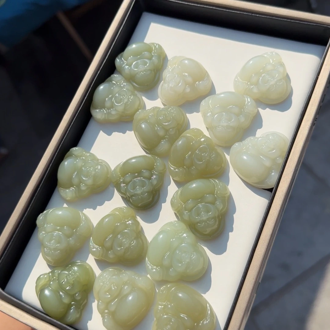 和田玉未镶嵌颈饰和田玉晴水35佛孙姐多样性拍一发一