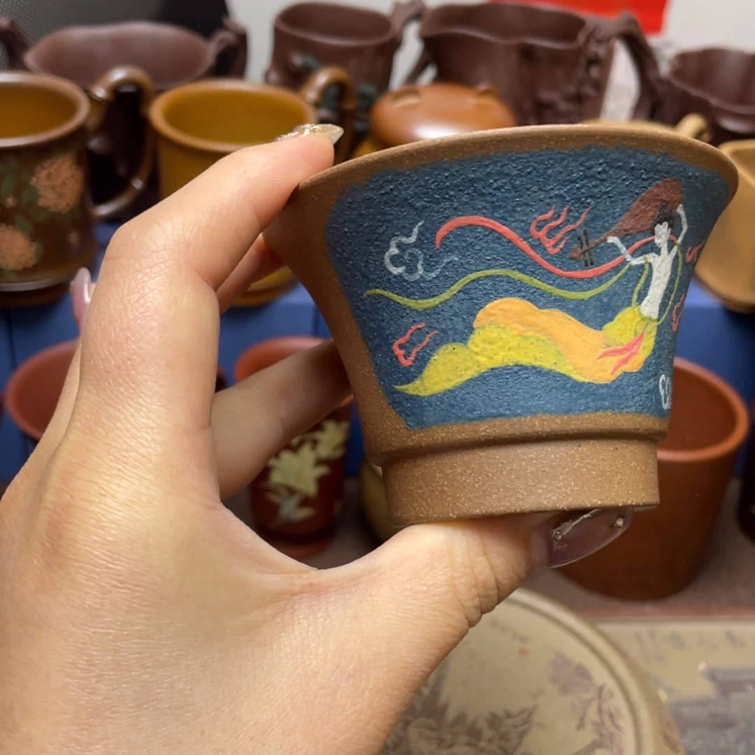 紫砂茶杯紫砂主人杯