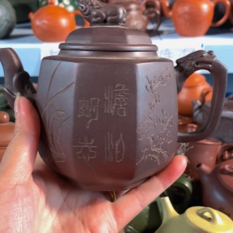 茶壶紫砂紫砂壶瑕疵