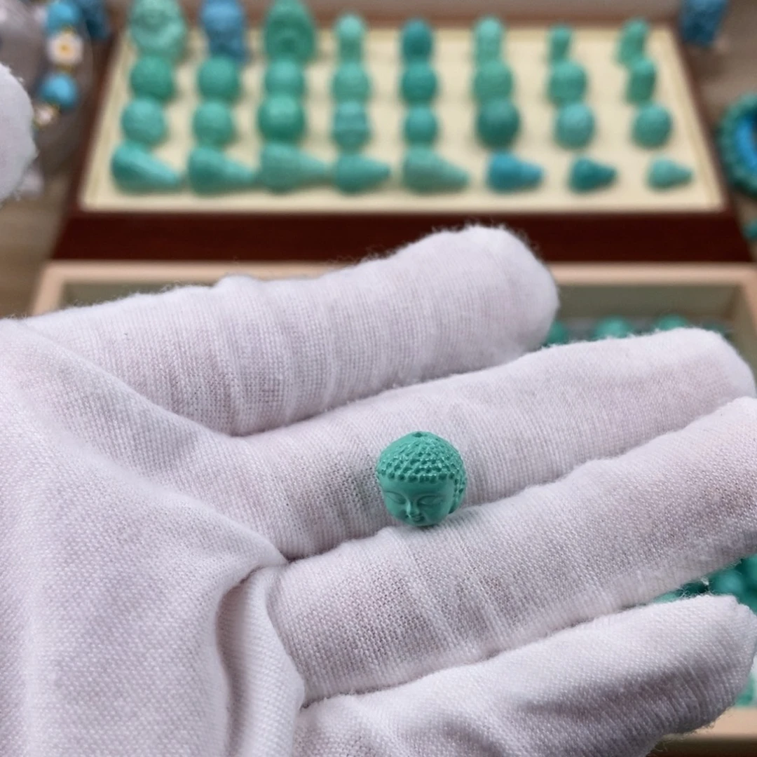 湖北精品雕刻宝宝佛头10mm