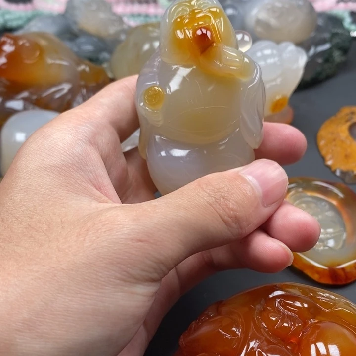 玛瑙/玉髓未镶嵌颈饰玛瑙