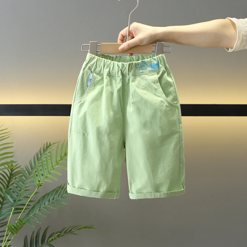 男童夏装休闲裤儿童薄款宽松中裤宝宝洋气七分夏季版外穿小童裤子
