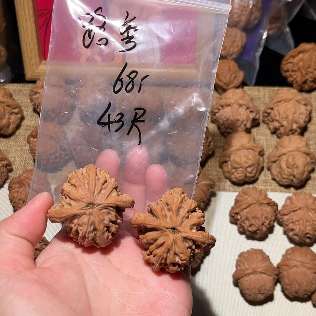 路***修吊坠文玩核桃虎头68
