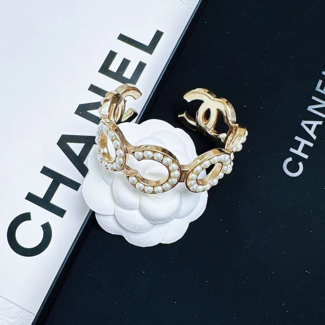 95新 Chanel/香奈儿 柚礼中古/香奈儿COCO珍珠手镯CG501048