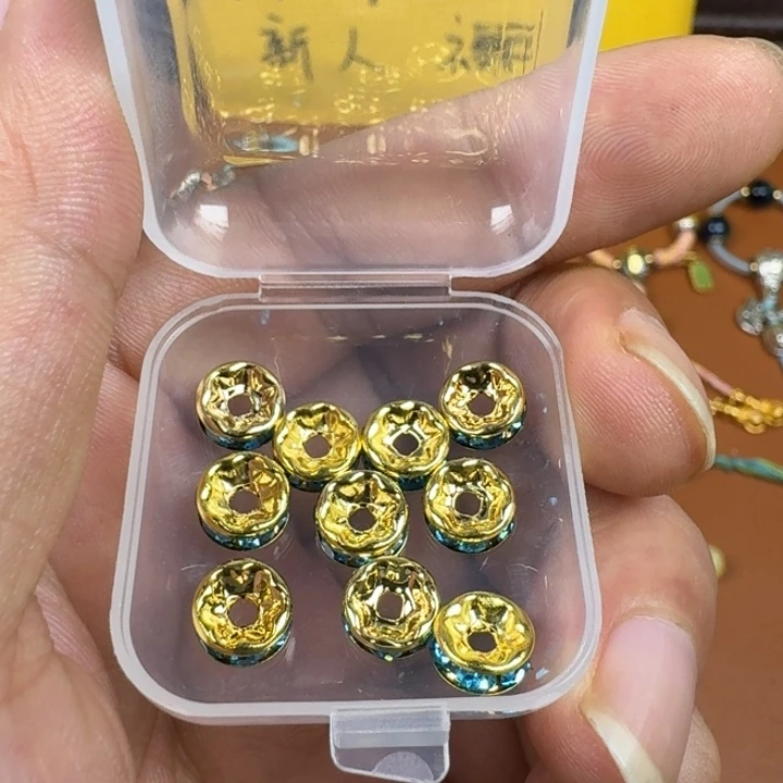 合成碳硅石铜合金文玩配饰镶嵌隔片