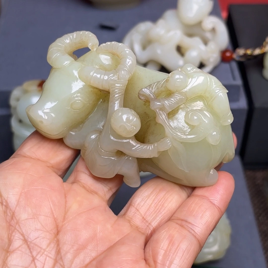 和田玉（糖玉）挂件未镶嵌缘