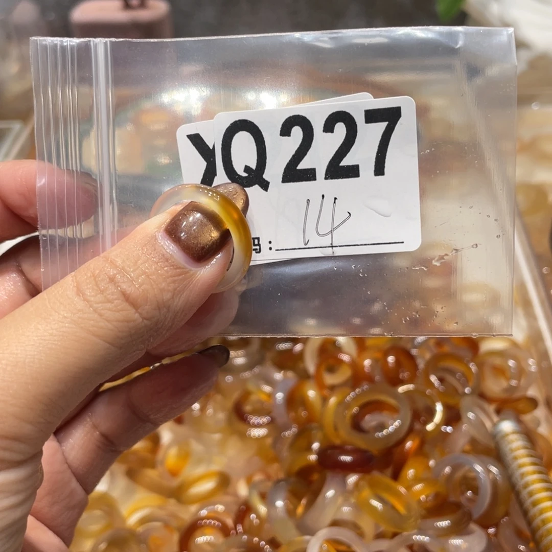 玛瑙/玉髓未镶嵌戒指227