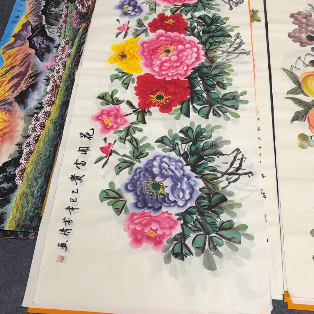 国画180×70画画画画