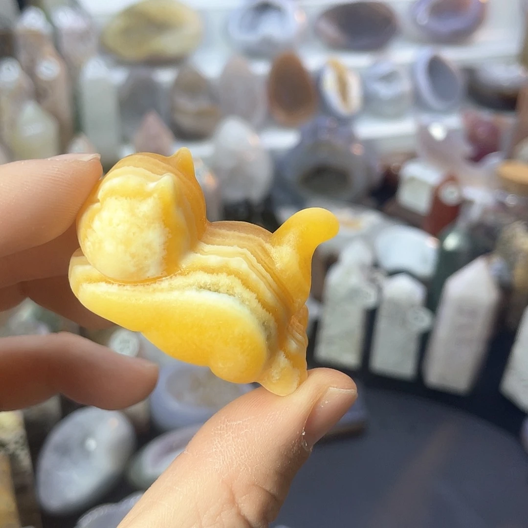 水晶维纳斯小橘猫未镶嵌l****?