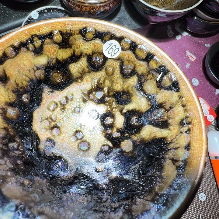 茶盏开*野建窑建盏茶器169