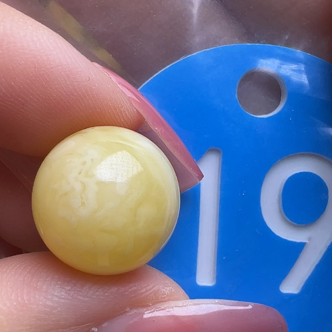 蜜蜡未镶嵌珠宝奇石13.5mm圆珠