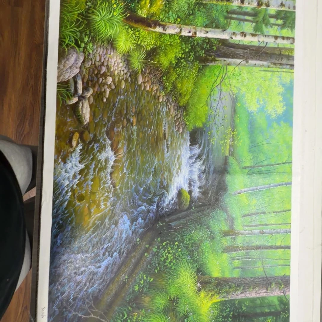 油画加油加油加油努力加油