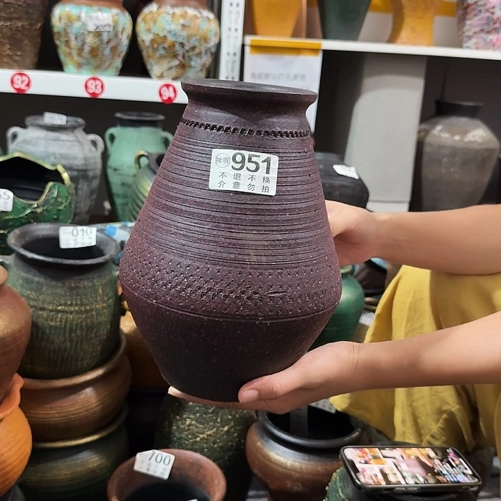 瑕疵紫色小口951高度25口径9
