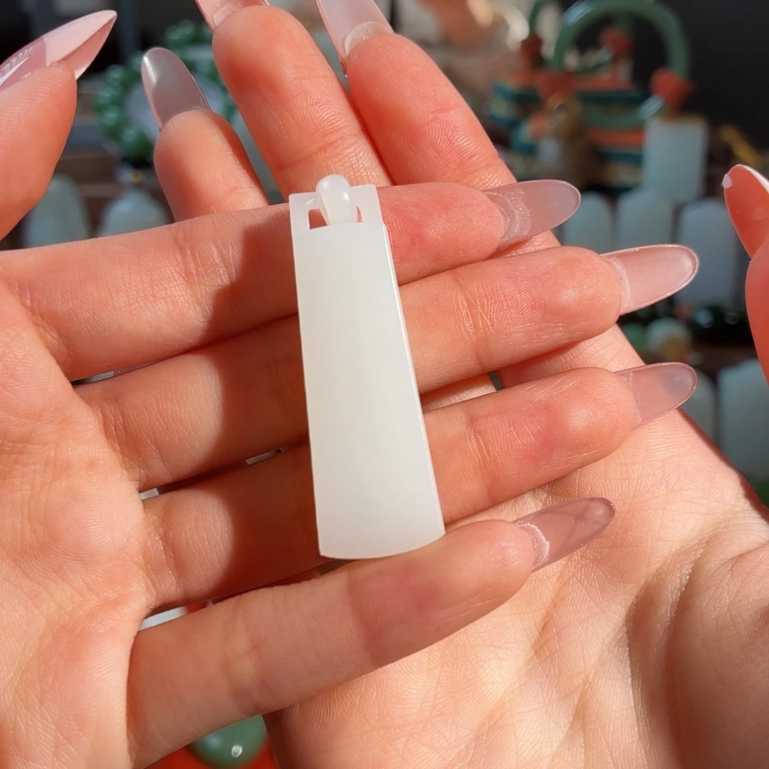 和田玉未镶嵌颈饰T