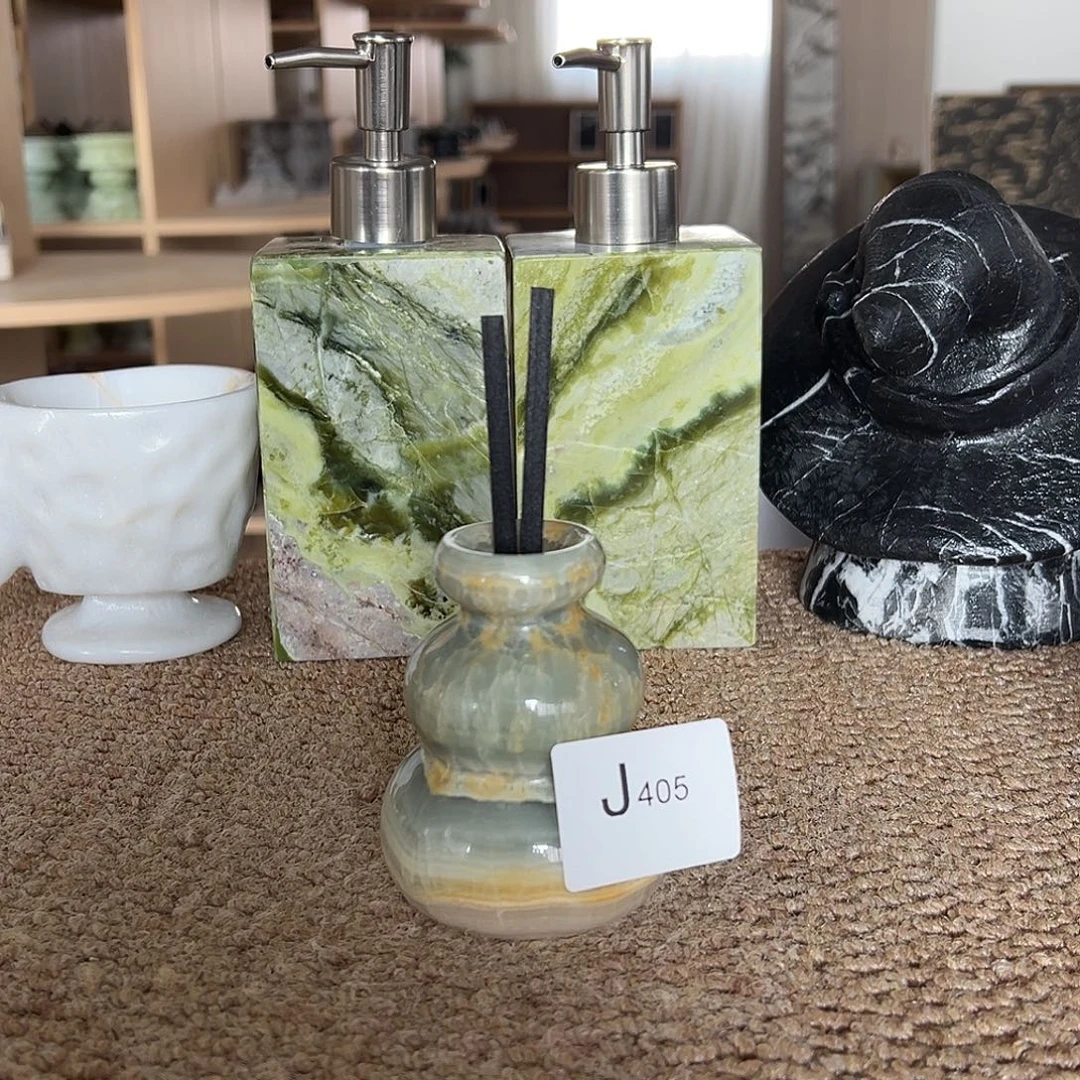 石材J405蓝玉香薰瓶