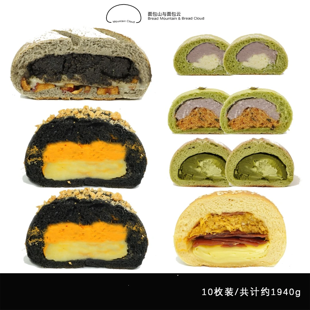 山云 |米面包全家福套餐|替代主食 健身 饱腹 0添加0防腐