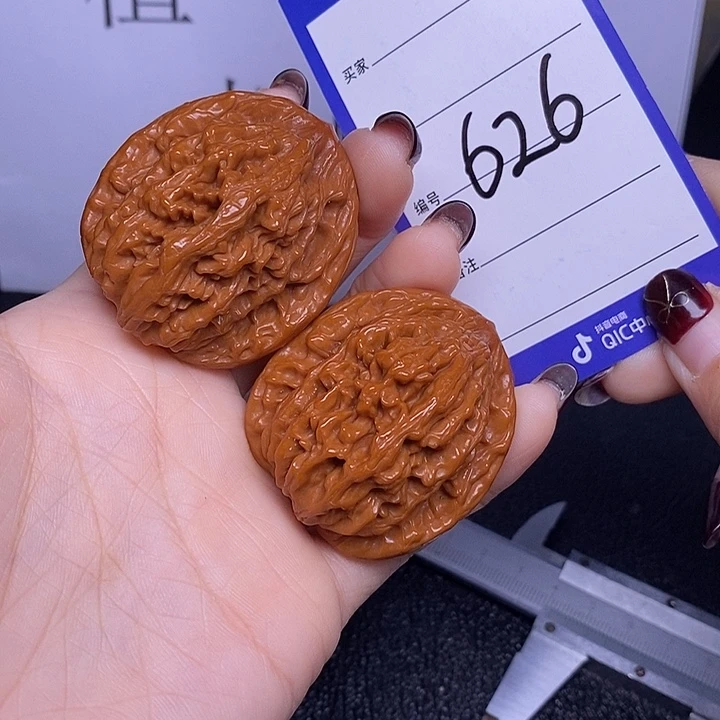 文玩核桃把件626/41.5虎头