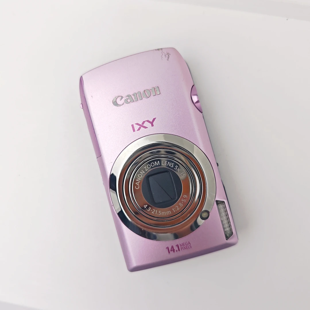 9新 Canon/佳能 ixus210日版 香芋紫 1410万像素5倍变焦ccd相机