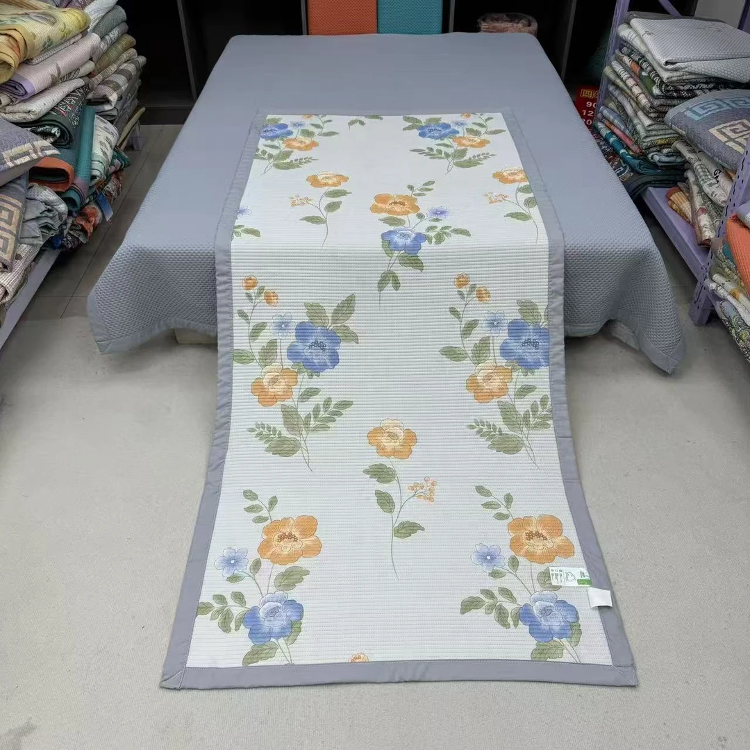 花愿90*220cm凉席夏季凉感床盖沙发垫学生宿舍上下铺床垫防滑