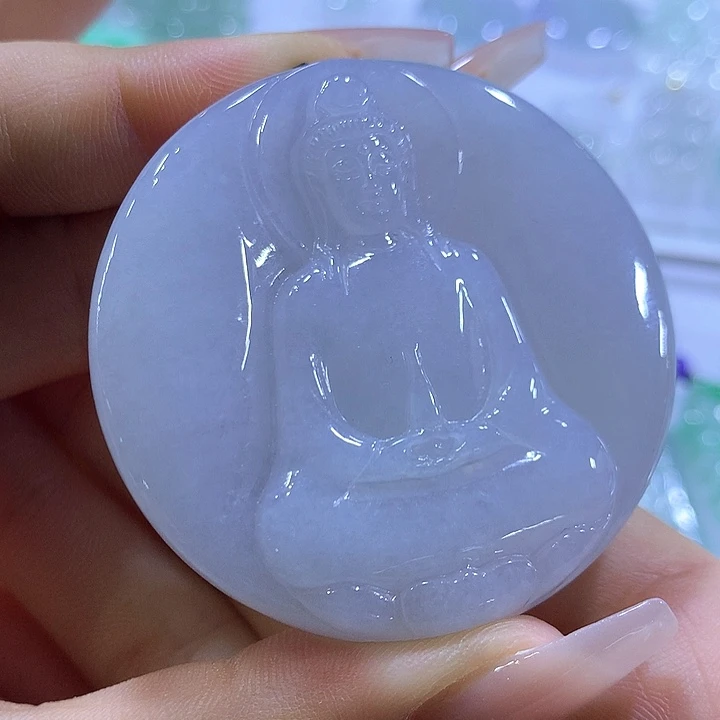 翡翠未镶嵌颈饰天然翡翠A货吊坠
