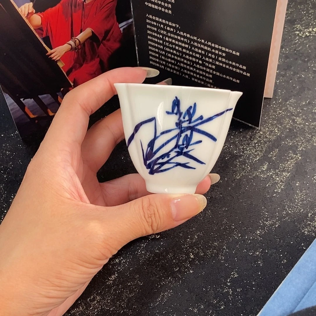 杯子景德镇手绘茶器