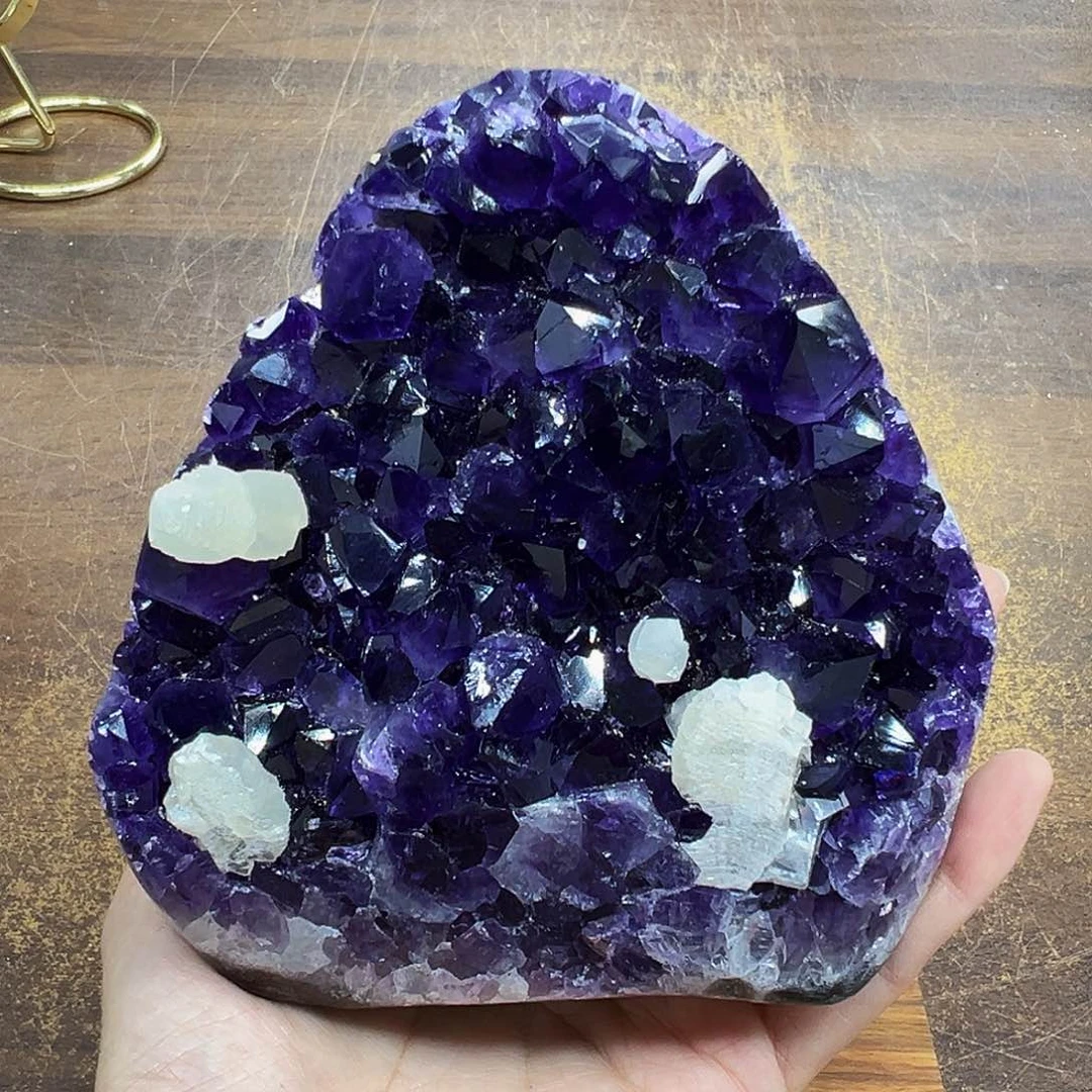 紫晶摆件未镶嵌晶体