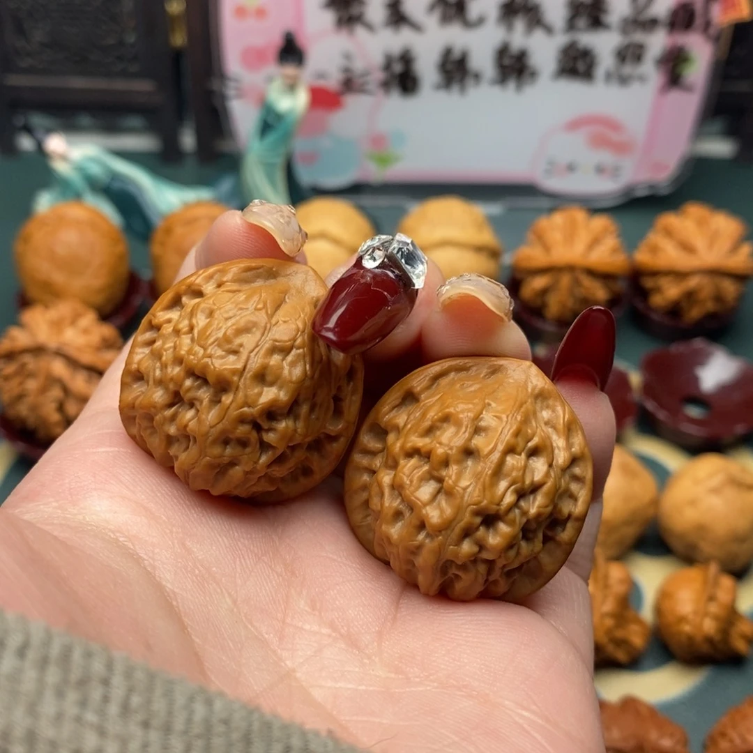 文玩核桃把件M***K莲花