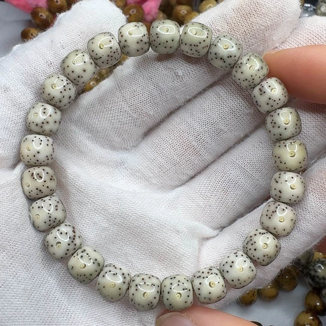 手串星月菩提8.8x8冰青花毕业款