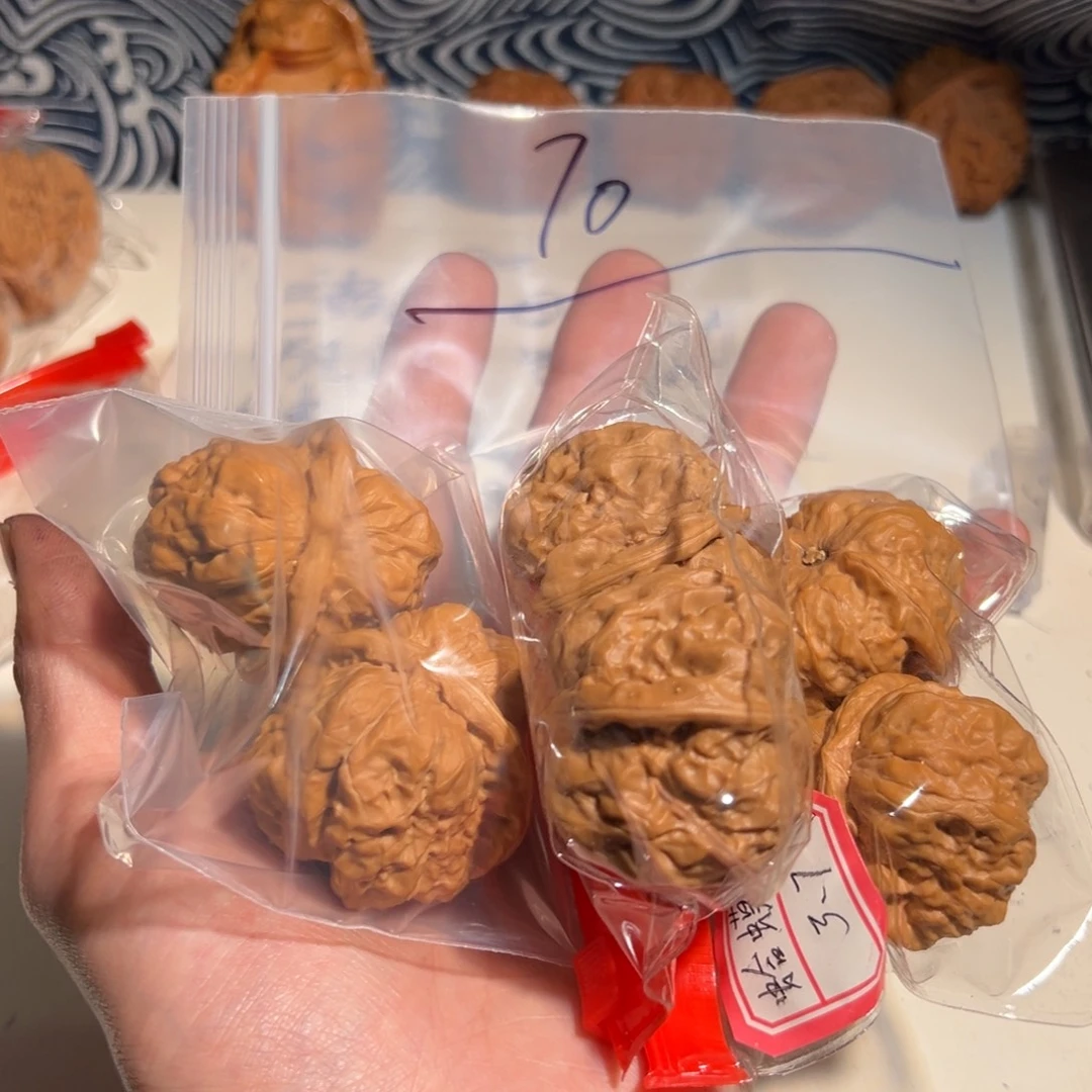 b***e核桃手串/手链3对蛤蟆头