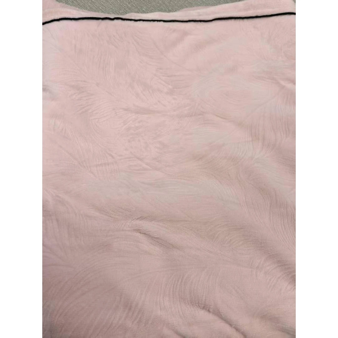 新店专属 粉色雕花被套床品4号