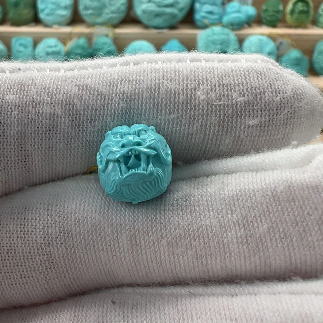 未镶嵌绿松石龙珠10.1x9.6mm