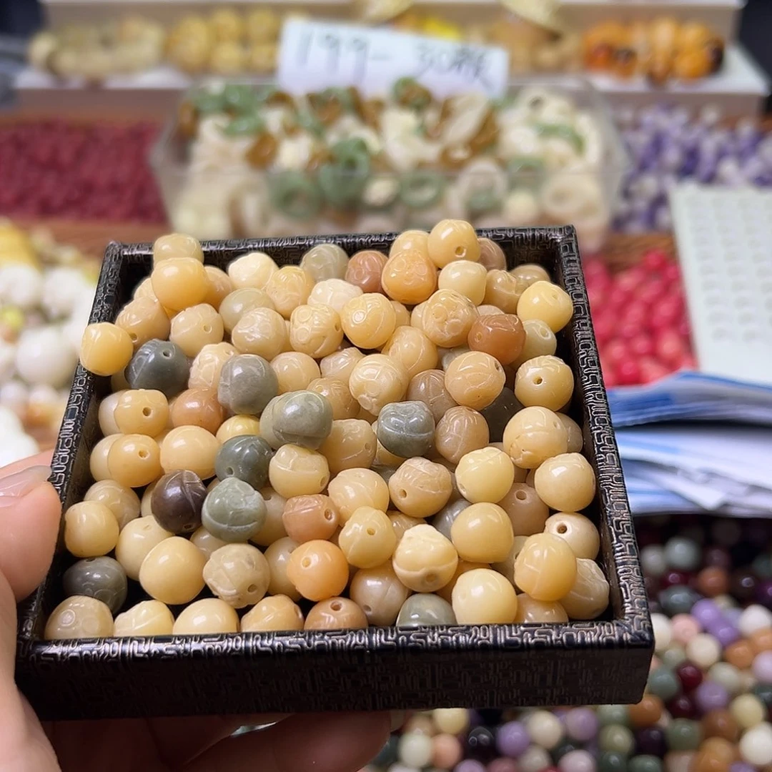 菩提根/象牙果手串微瑕多妹100颗