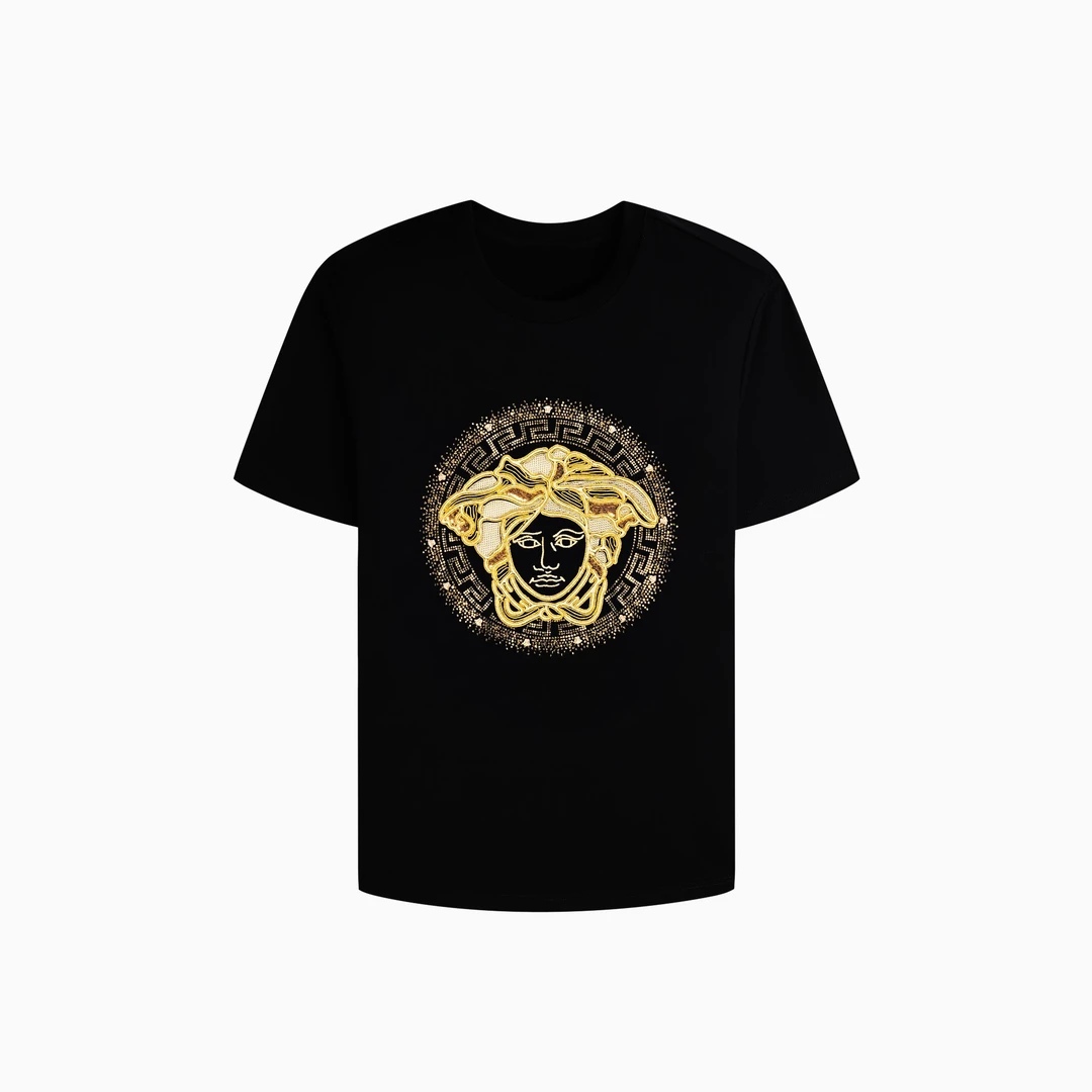 Gehrels春夏休闲运动男士T恤轻奢高级感百搭男装正肩短袖