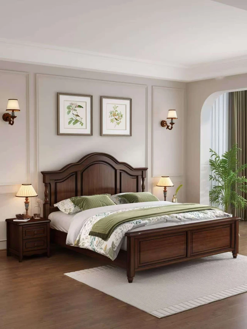 专属链接室公主雕花家用室1.8米x2米美式实木床