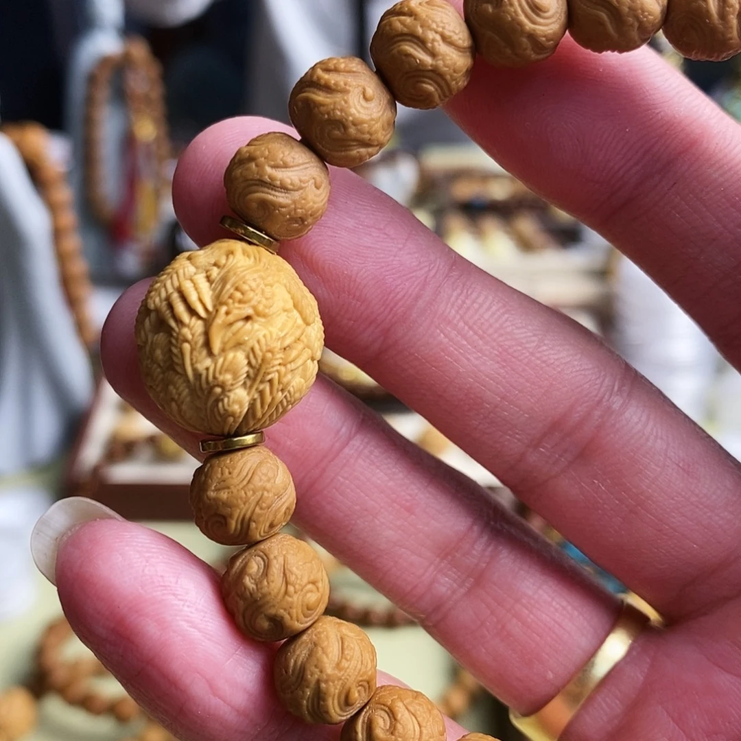 手串猴头核桃真命玄凤 一级全品无暇