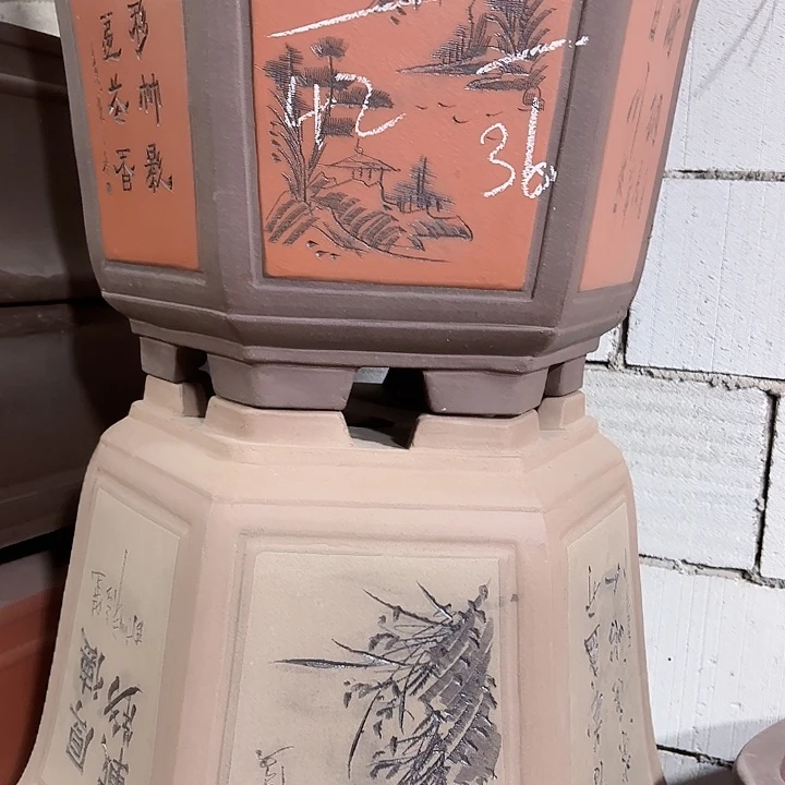 紫砂花盆宜兴紫砂厂