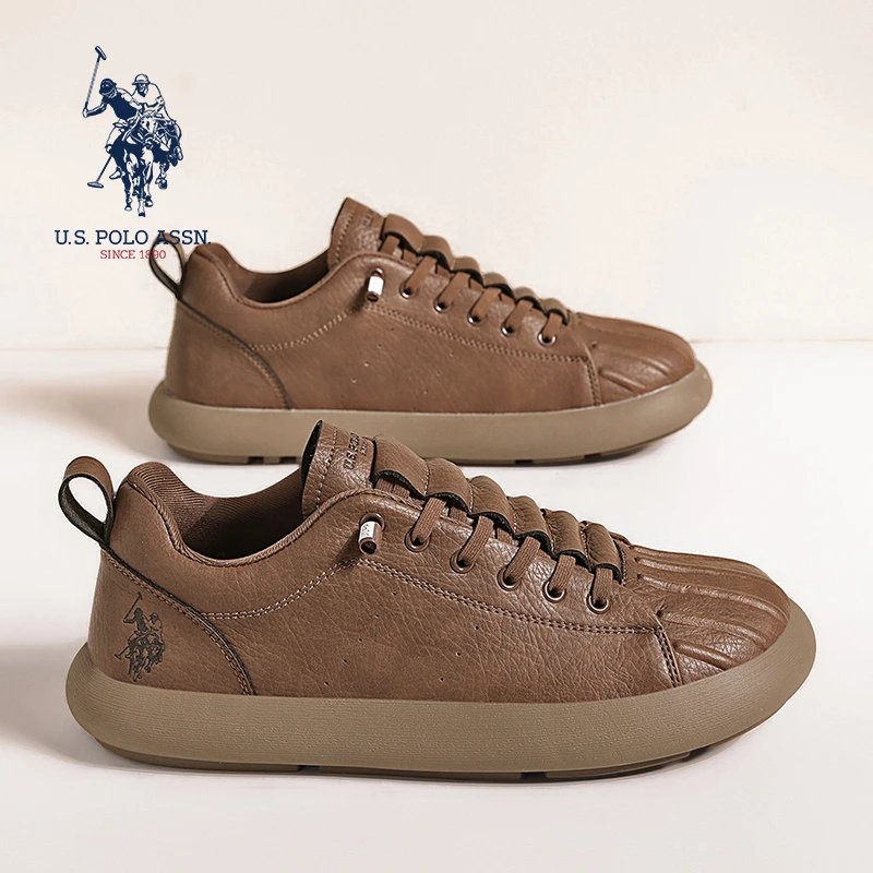 U.S.POLO ASSN.男鞋2025秋冬新款时尚休闲小白鞋软底舒适潮流板鞋