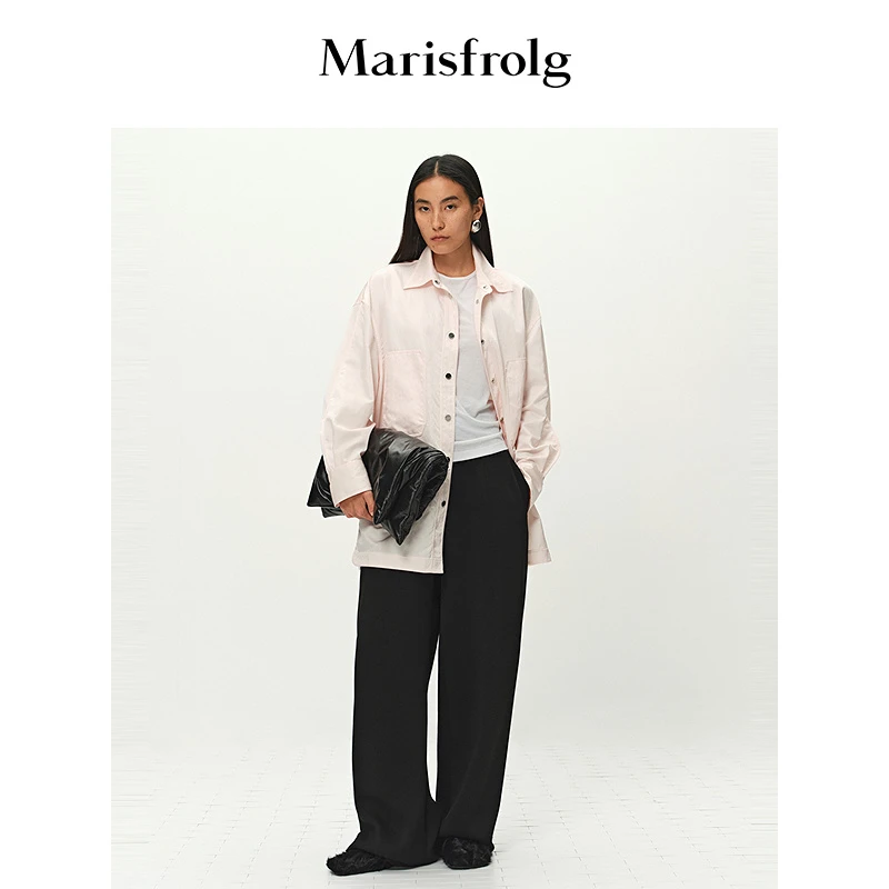 【新能量黑裙】Marisfrolg玛丝菲尔春气质百搭休闲外套A1FZ14108