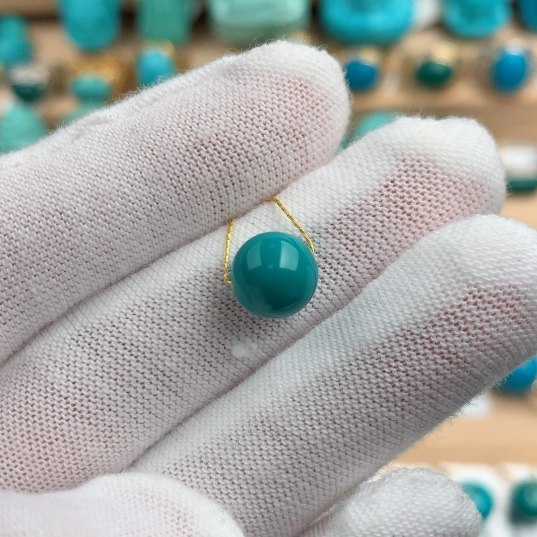 绿松石配饰未镶嵌8.4mm