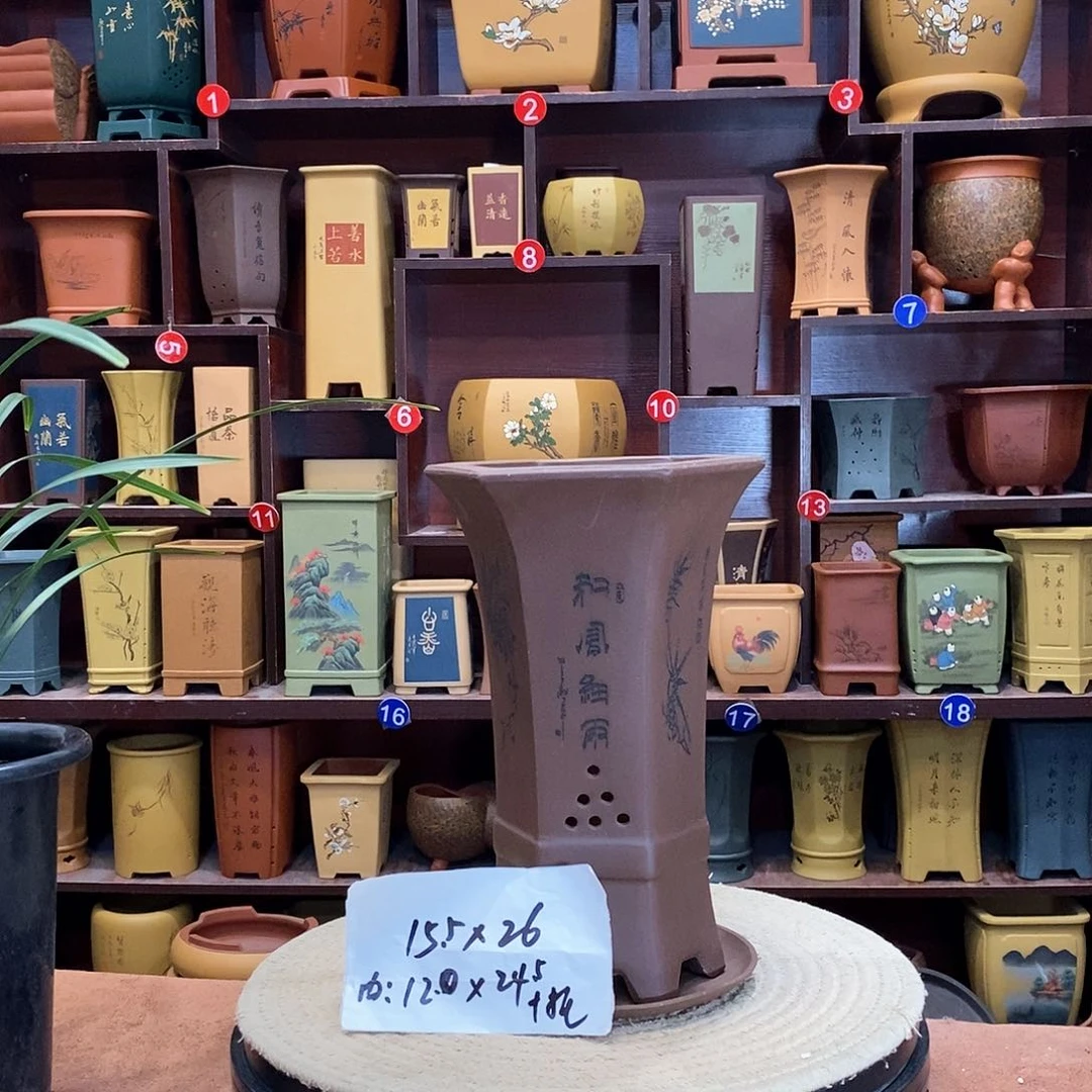 紫砂花盆紫砂花盆