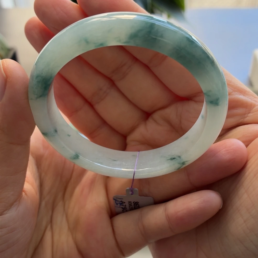 翡翠未镶嵌手镯天然