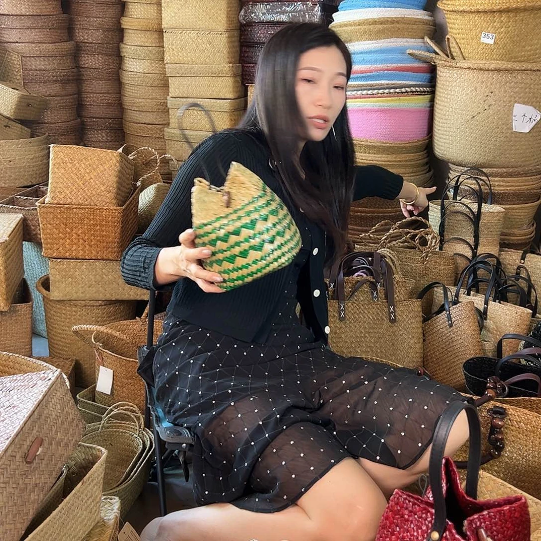 草编草编包/草编收纳盒微瑕疵