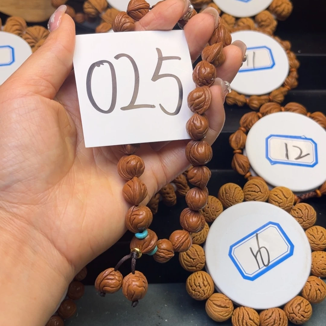 桃核手串小龙纹12尺寸