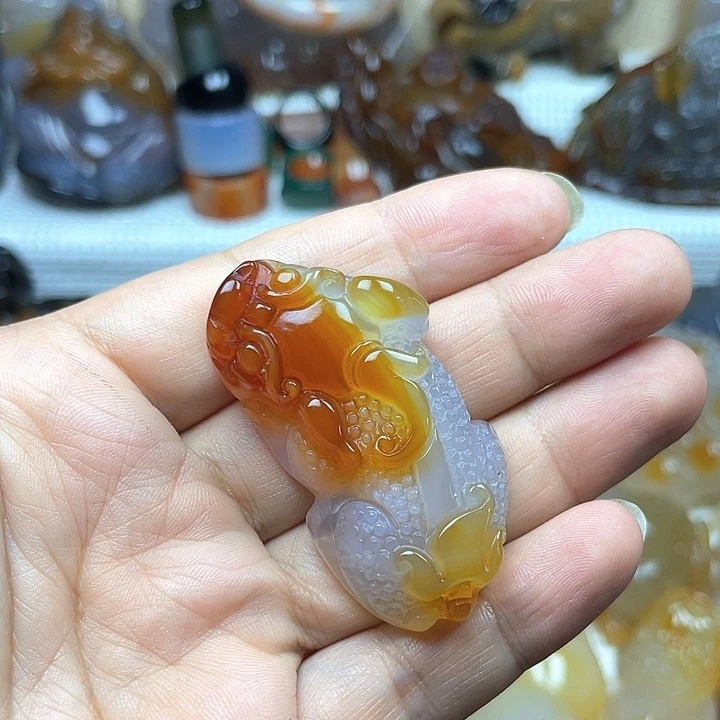 玛瑙/玉髓饰品未镶嵌华*