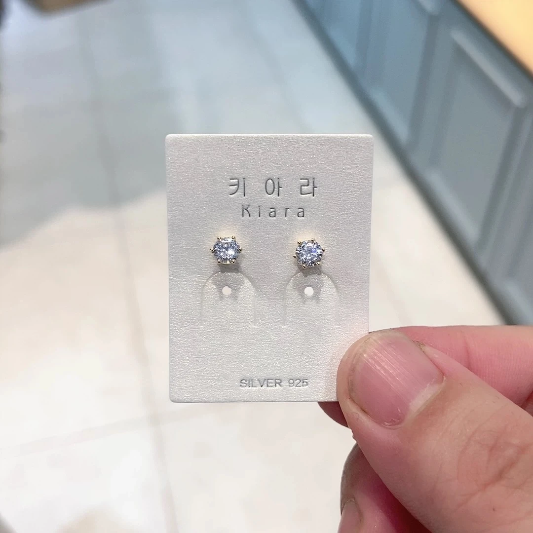 925银耳饰 2019 琪娅拉品牌新款s925纯银螺丝帽耳钉养耳耳环