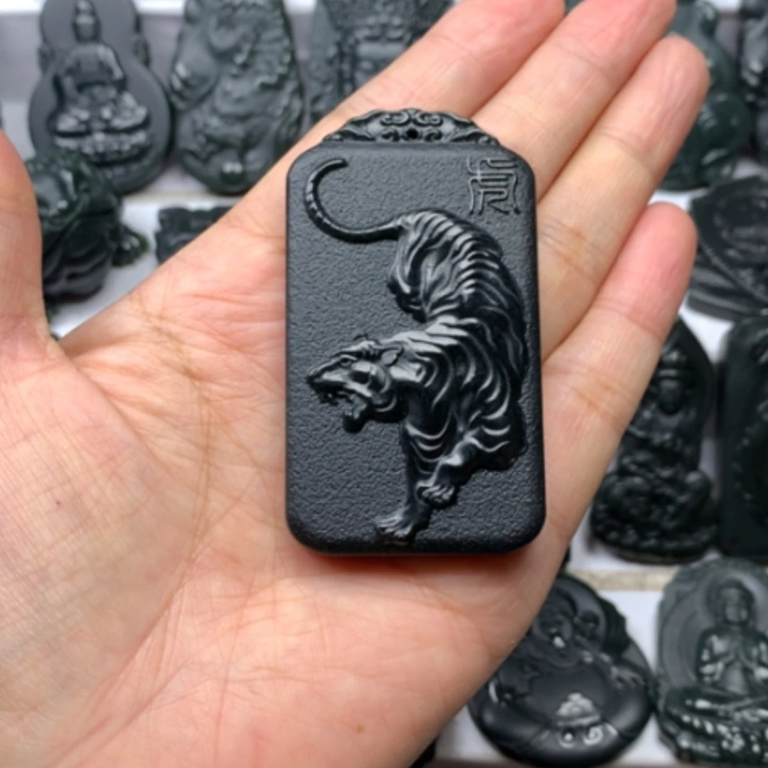 【闪购商品】颈饰未镶嵌和田玉用****6双面雕刻