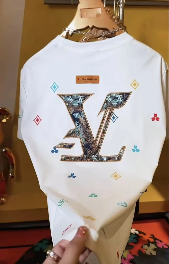 51672*夏季短袖时尚轻奢百搭ins显瘦T恤男士圆领爆款韩版上衣