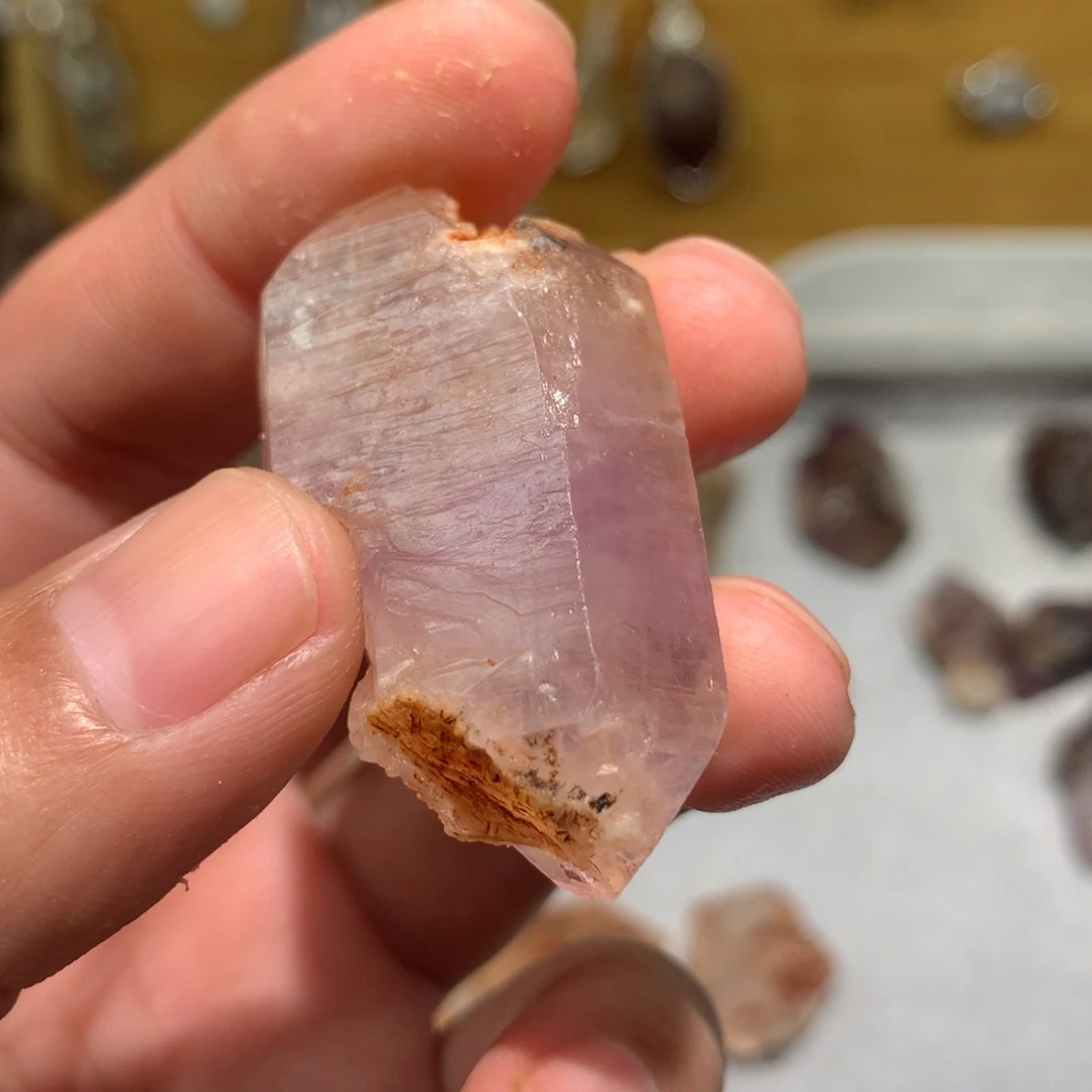 水晶紫水晶超七未镶嵌d****6